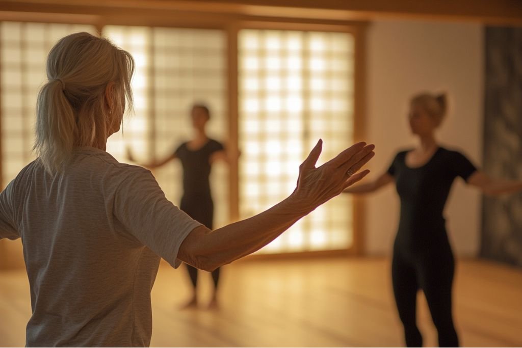 Clase de Chi Kung en Barcelona para mejorar el bienestar físico, mental y emocional.