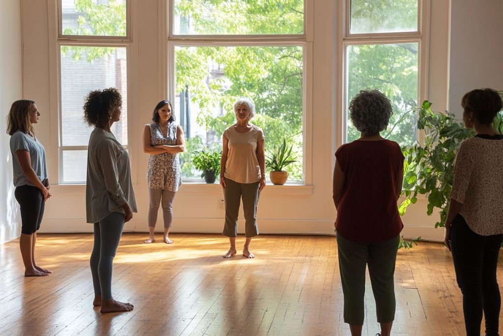 Clase de Chi Kung oncológico en Barcelona para mejorar el bienestar físico y emocional durante el tratamiento contra el cáncer.